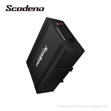 Scodeno OEM RS232 RS485 RS422 Managed Industrial 1 Fiber+ 4 port Serial Switch